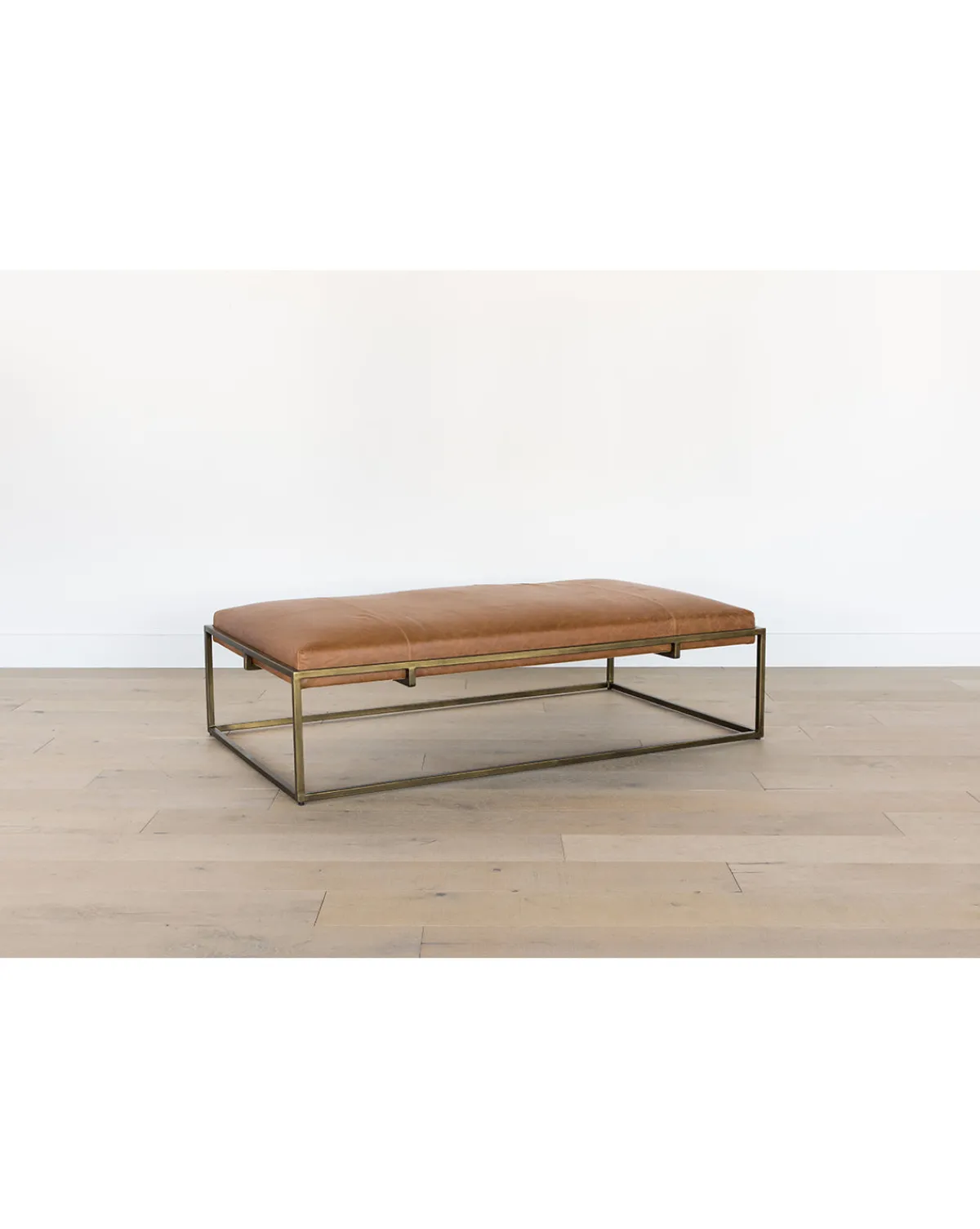Harlow Leather Coffee Table|Credence Online