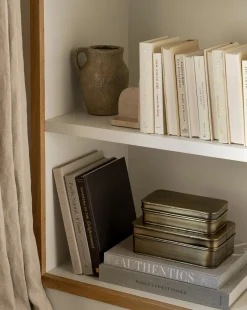 Harriet Brass Boxes (Set of 2)|Creative Co-op