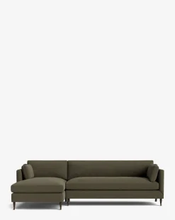 Haverford Upholstered Left Chaise Sectional 113