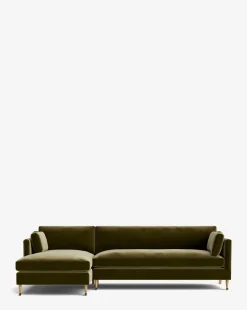Haverford Upholstered Left Chaise Sectional 113