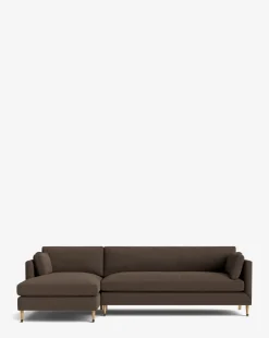 Haverford Upholstered Left Chaise Sectional 113
