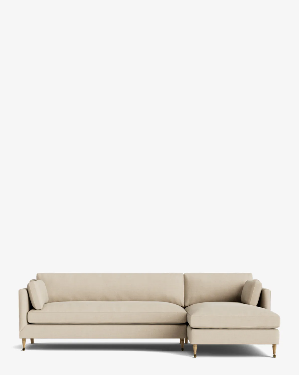 Haverford Upholstered Right Chaise Sectional 113"|Rowe Fine Furniture, Inc. Sale