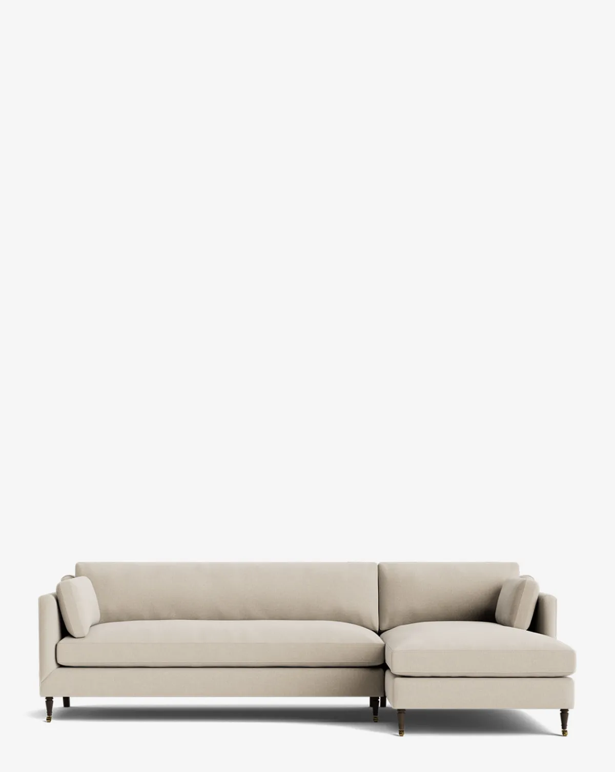 Haverford Upholstered Right Chaise Sectional 113"|Rowe Fine Furniture, Inc. Sale