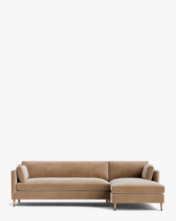 Haverford Upholstered Right Chaise Sectional 113
