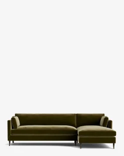 Haverford Upholstered Right Chaise Sectional 113