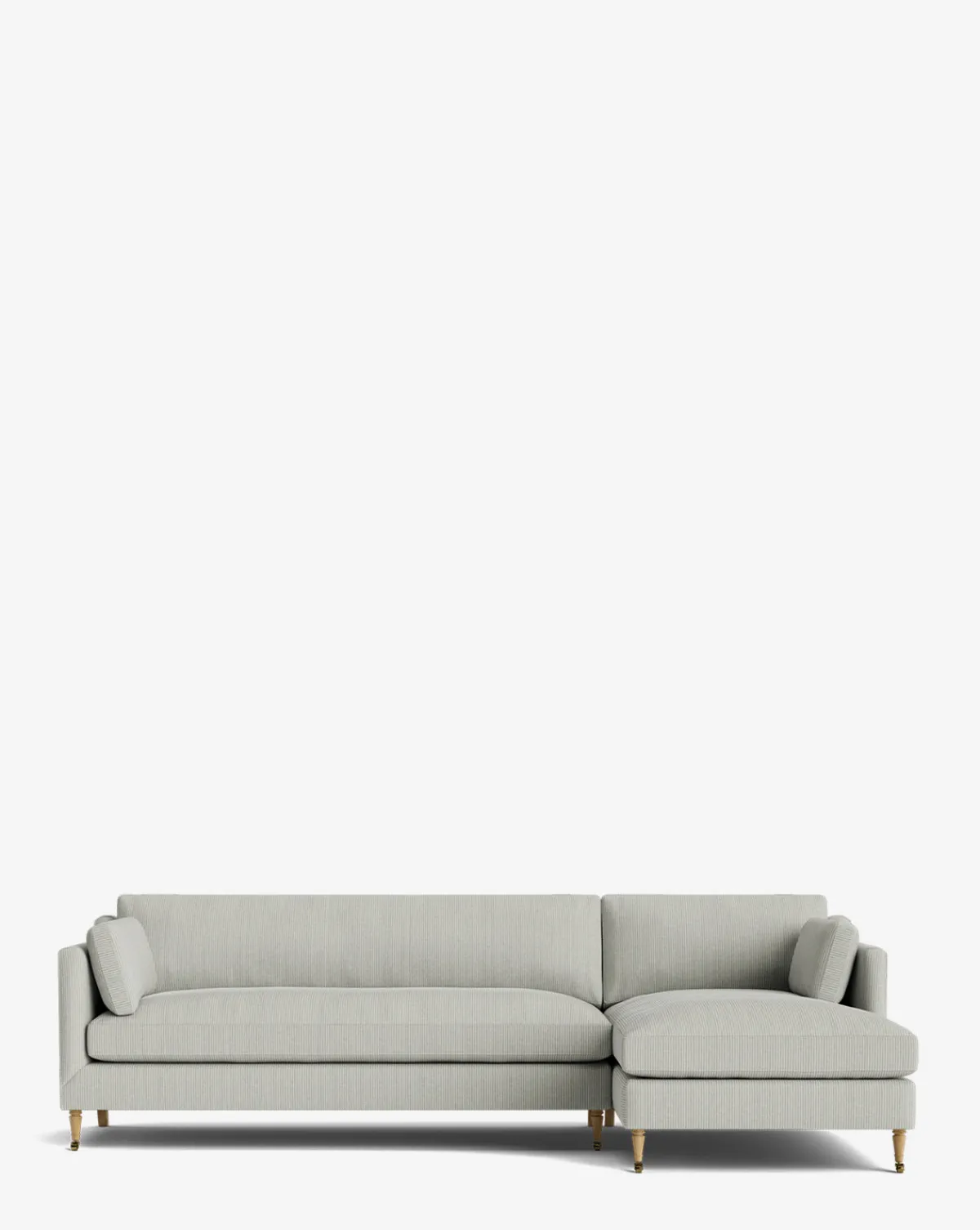 Haverford Upholstered Right Chaise Sectional 113"|Rowe Fine Furniture, Inc. Sale