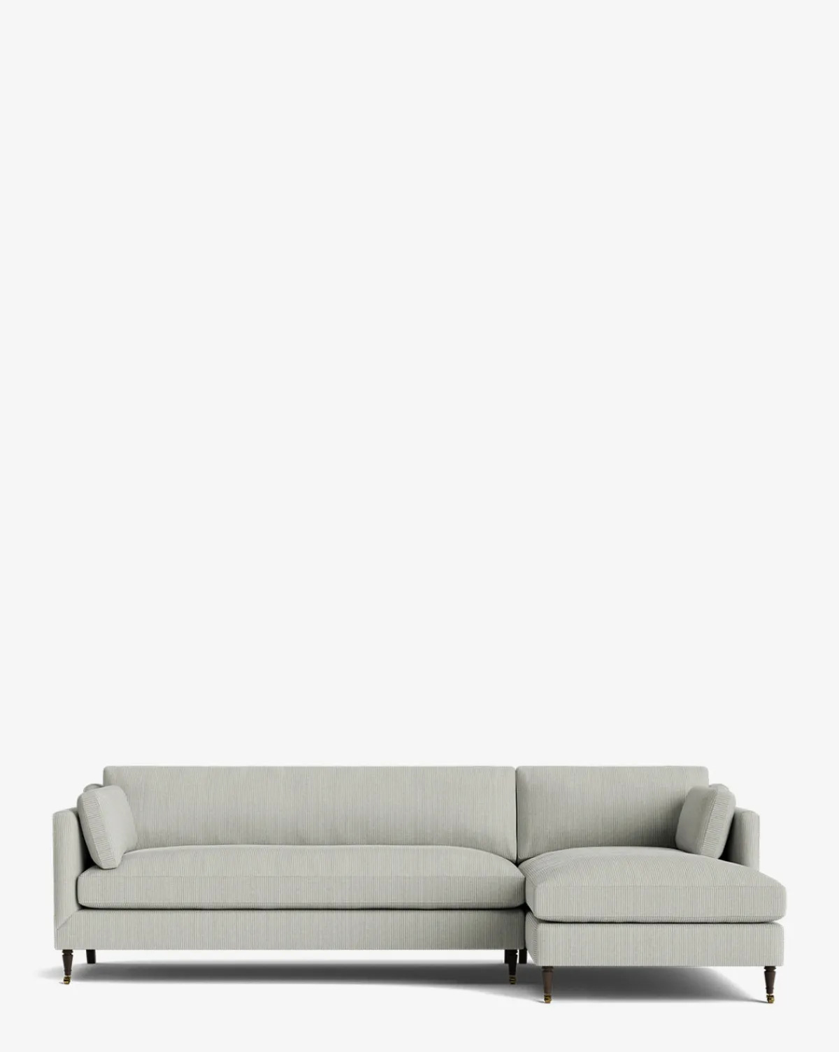 Haverford Upholstered Right Chaise Sectional 113"|Rowe Fine Furniture, Inc. Sale