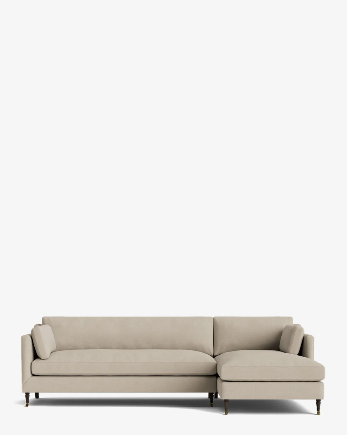 Haverford Upholstered Right Chaise Sectional 113"|Rowe Fine Furniture, Inc. Sale