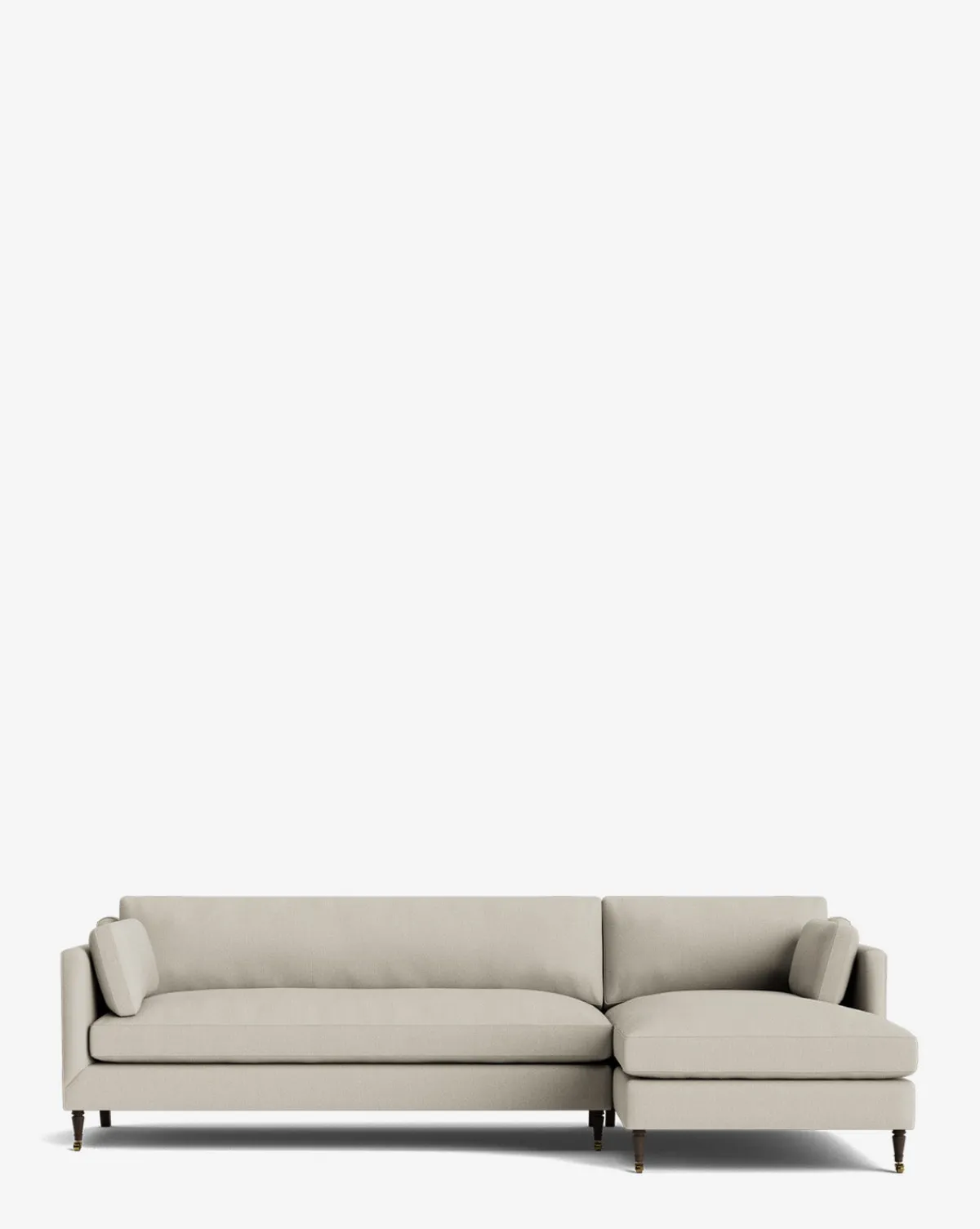 Haverford Upholstered Right Chaise Sectional 113"|Rowe Fine Furniture, Inc. Sale