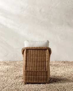 Haviland Outdoor Dining Chair with Perennials Taupe Stripe|Makerspalm Hot