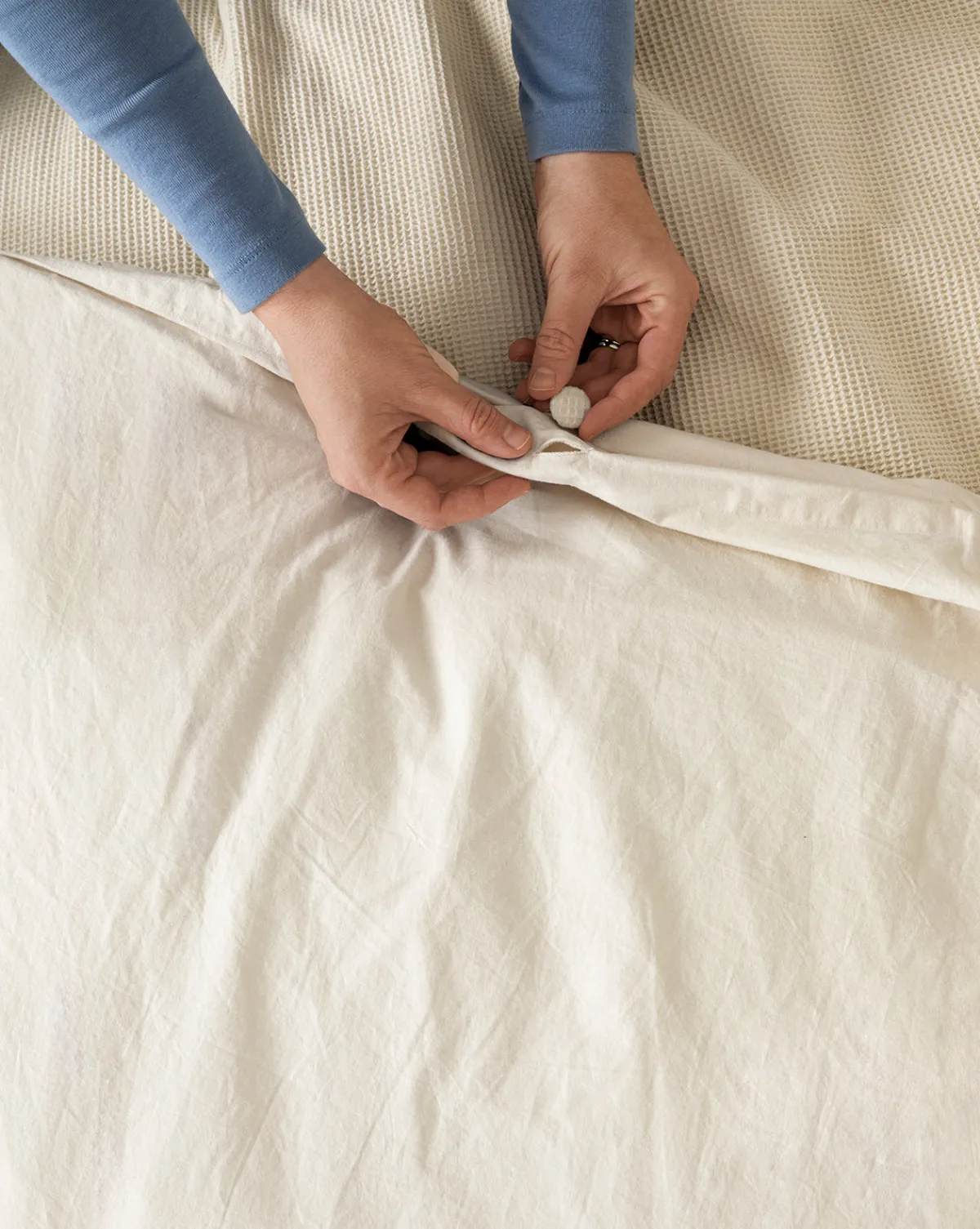 Helene Waffle Duvet Cover|Narayan Industries Global Limited