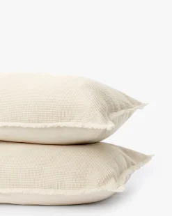 Helene Waffle Shams (Set of 2)|Narayan Industries Global Limited Hot