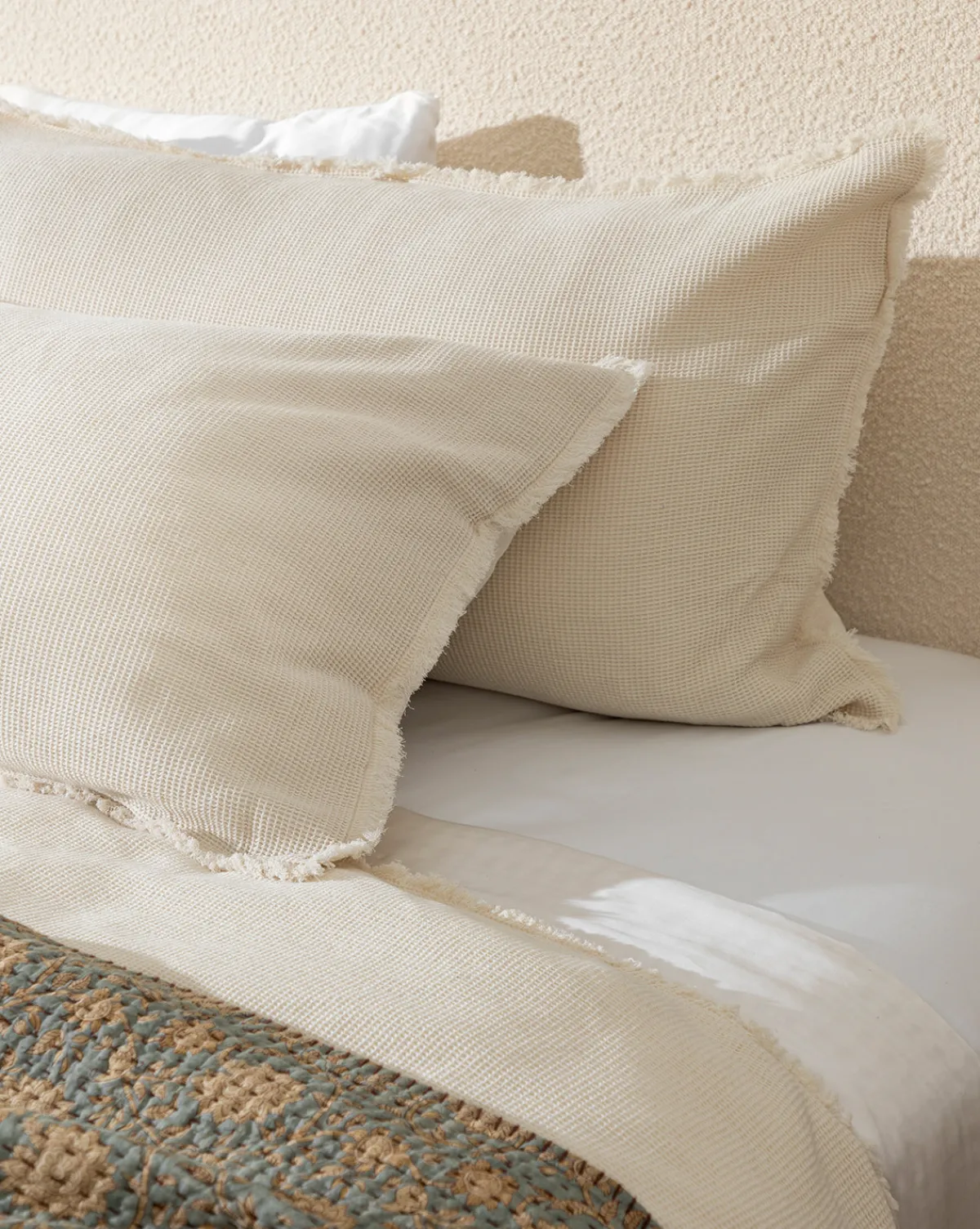 Helene Waffle Shams (Set of 2)|Narayan Industries Global Limited Hot