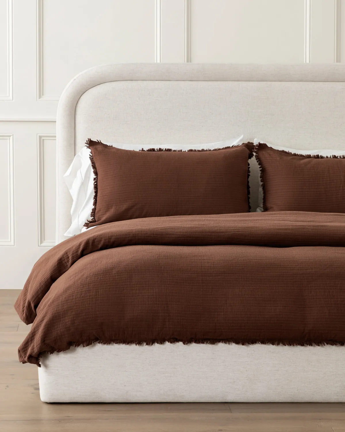 Hendricks Chocolate Cotton Duvet Cover|AAN Clothing Sale