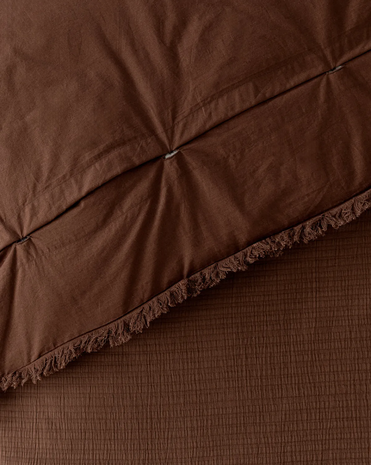Hendricks Chocolate Cotton Duvet Cover|AAN Clothing Sale