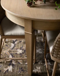 Hughes Oak Extension Dining Table|Makerspalm Sale