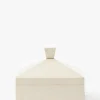 Ivory Lidded Box|Creative Co-op Hot