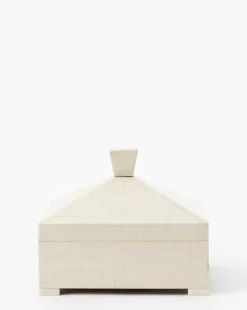 Ivory Lidded Box|Creative Co-op Hot