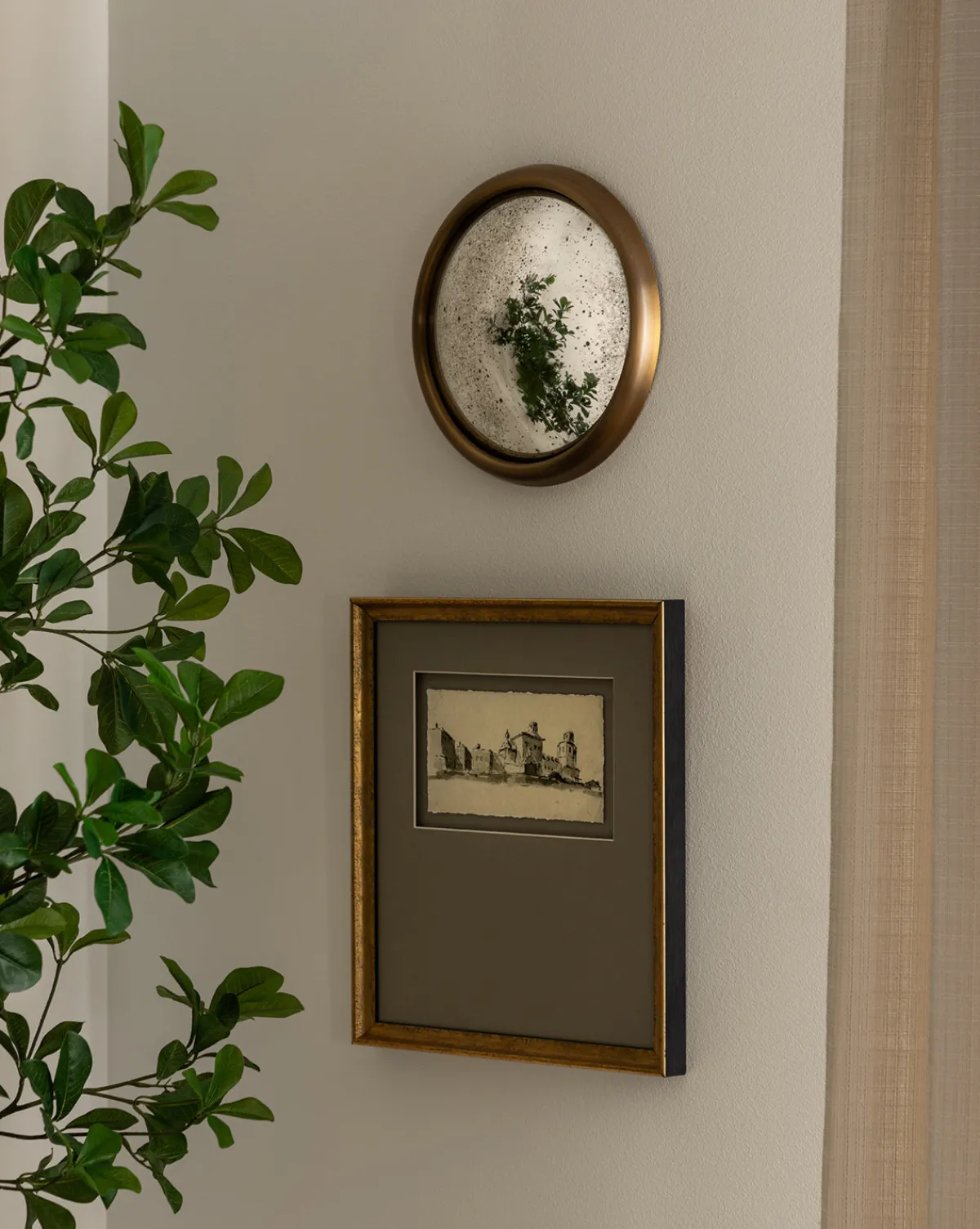 Juliette Convex Antiqued Mirror|Dynatech Discount