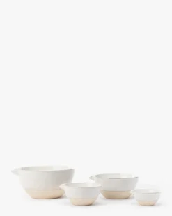 Karina Stoneware Batter Bowls (Set of 4)|Creative Co-op Sale