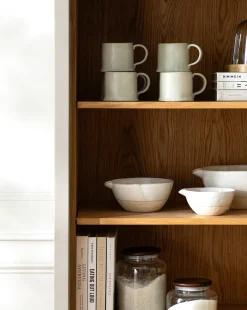 Karina Stoneware Batter Bowls (Set of 4)|Creative Co-op Sale