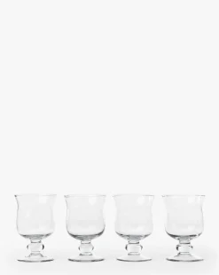 Keely Goblets (Set of 4)|Transparent Overseas Clearance