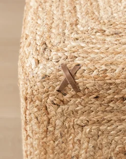 Kelvin Woven Ottoman|Credence Hot