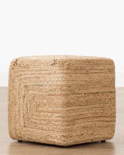 Kelvin Woven Ottoman|Credence Hot
