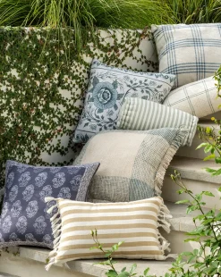 Kirby Striped Indoor/Outdoor Pillow|Raj Online