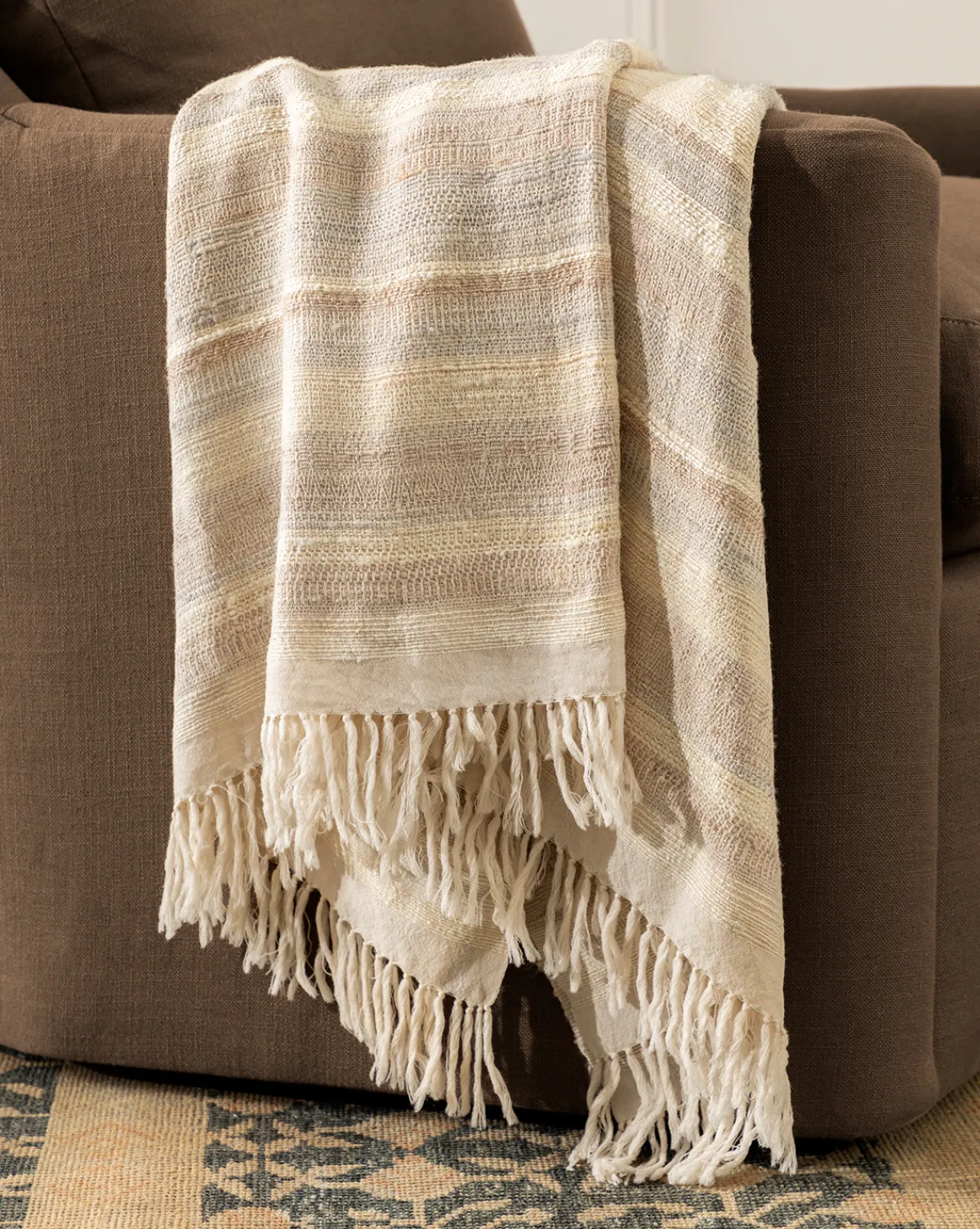 Laney Stripe Throw|TAL HANDWOVEN CLASSICS LLP Discount