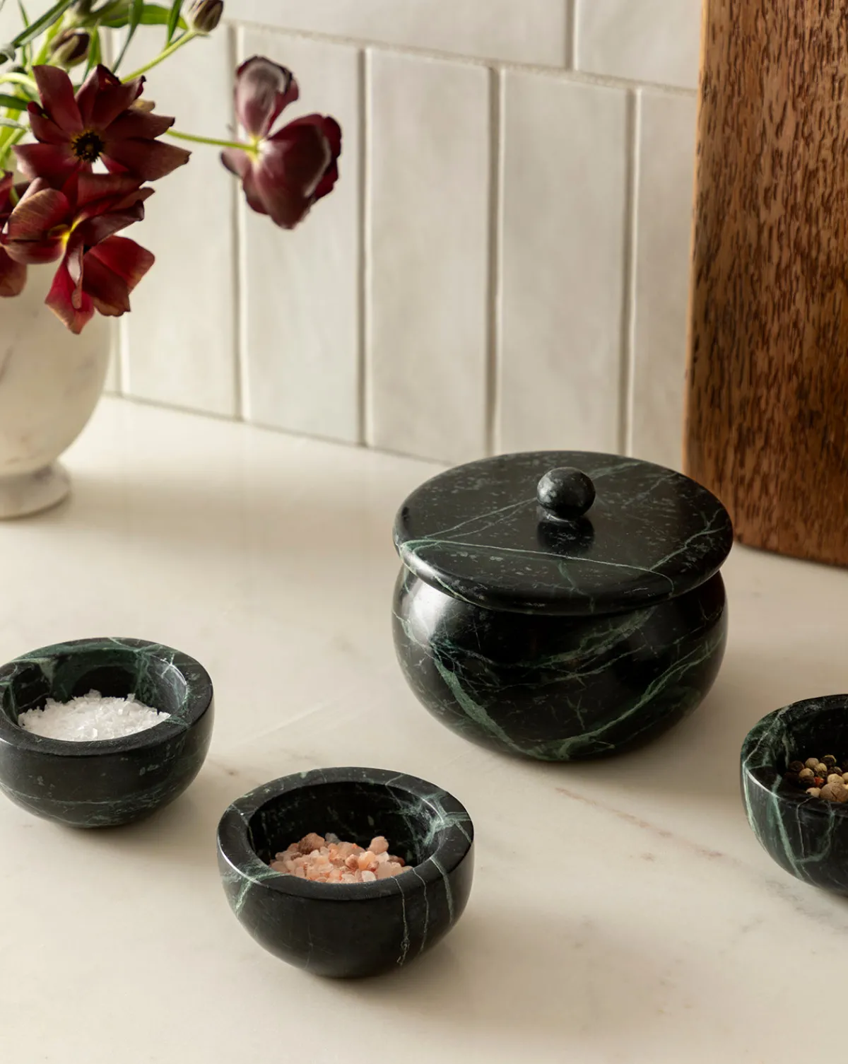 Laroche Marble Salt Cellar|Stonemen