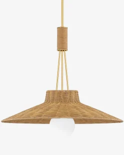 Laudine Wicker Pendant|Hudson Valley Lighting Discount