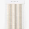 Leah Striped Sisal Wallpaper Swatch|York Wallcoverings Sale