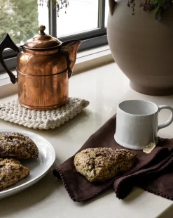 Leather Handled Crochet Pot Holder (Set of 3)|Creative Co-op Best