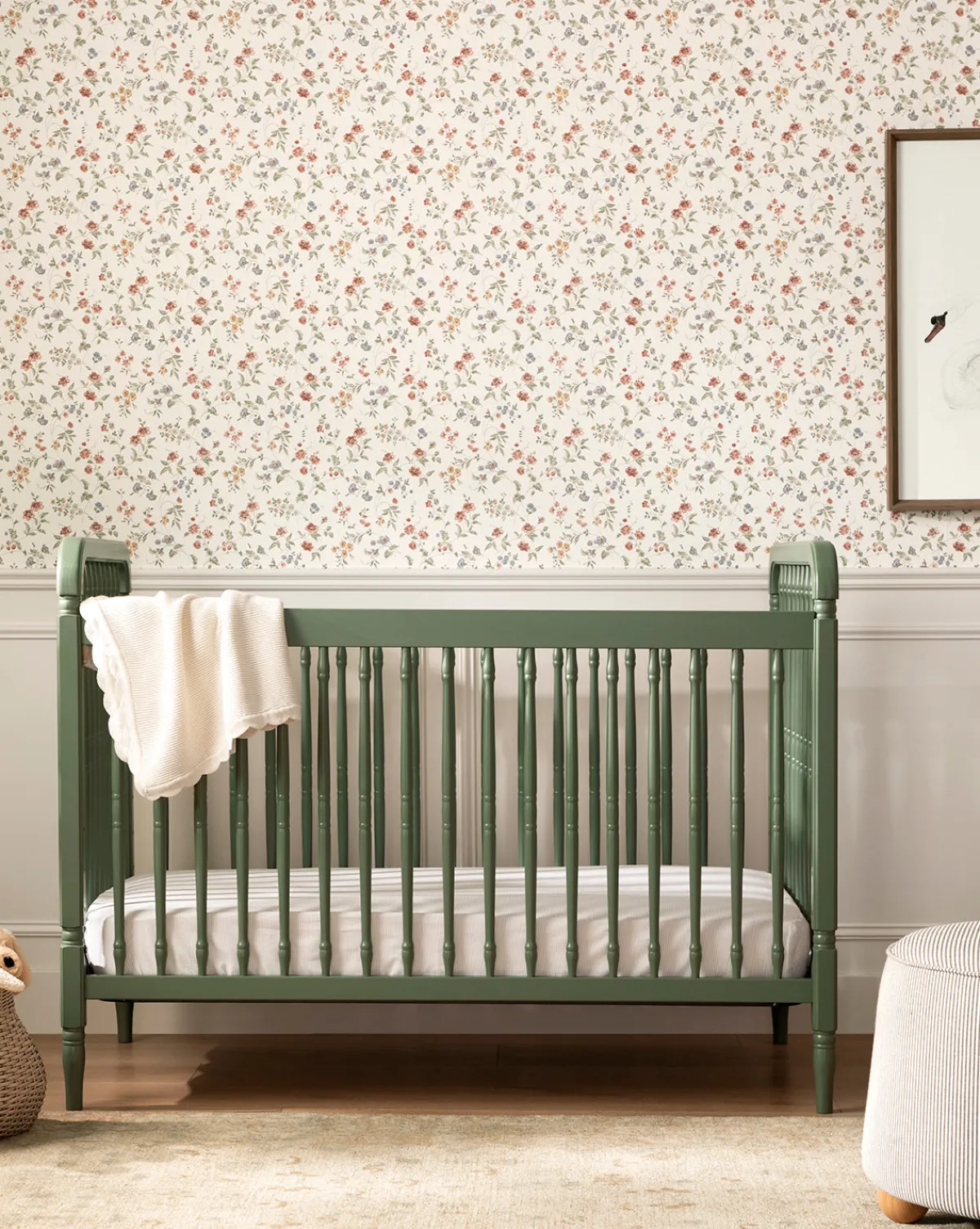 Liberty 3-in-1 Convertible Spindle Crib w/Toddler Bed Conversion Kit|Million Dollar Baby Hot