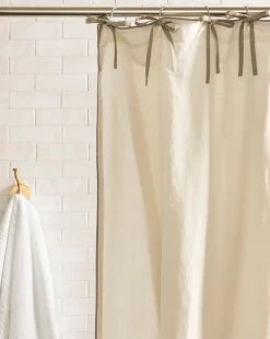 Lillian Linen Shower Curtain|Renuka Inc. Online