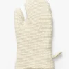 Linen Blend Waffle Oven Mitt|Creative Co-op Online