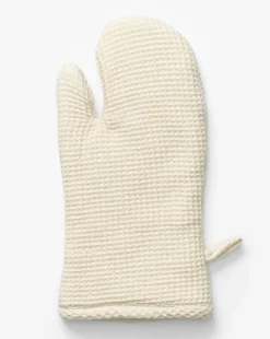 Linen Blend Waffle Oven Mitt|Creative Co-op Online