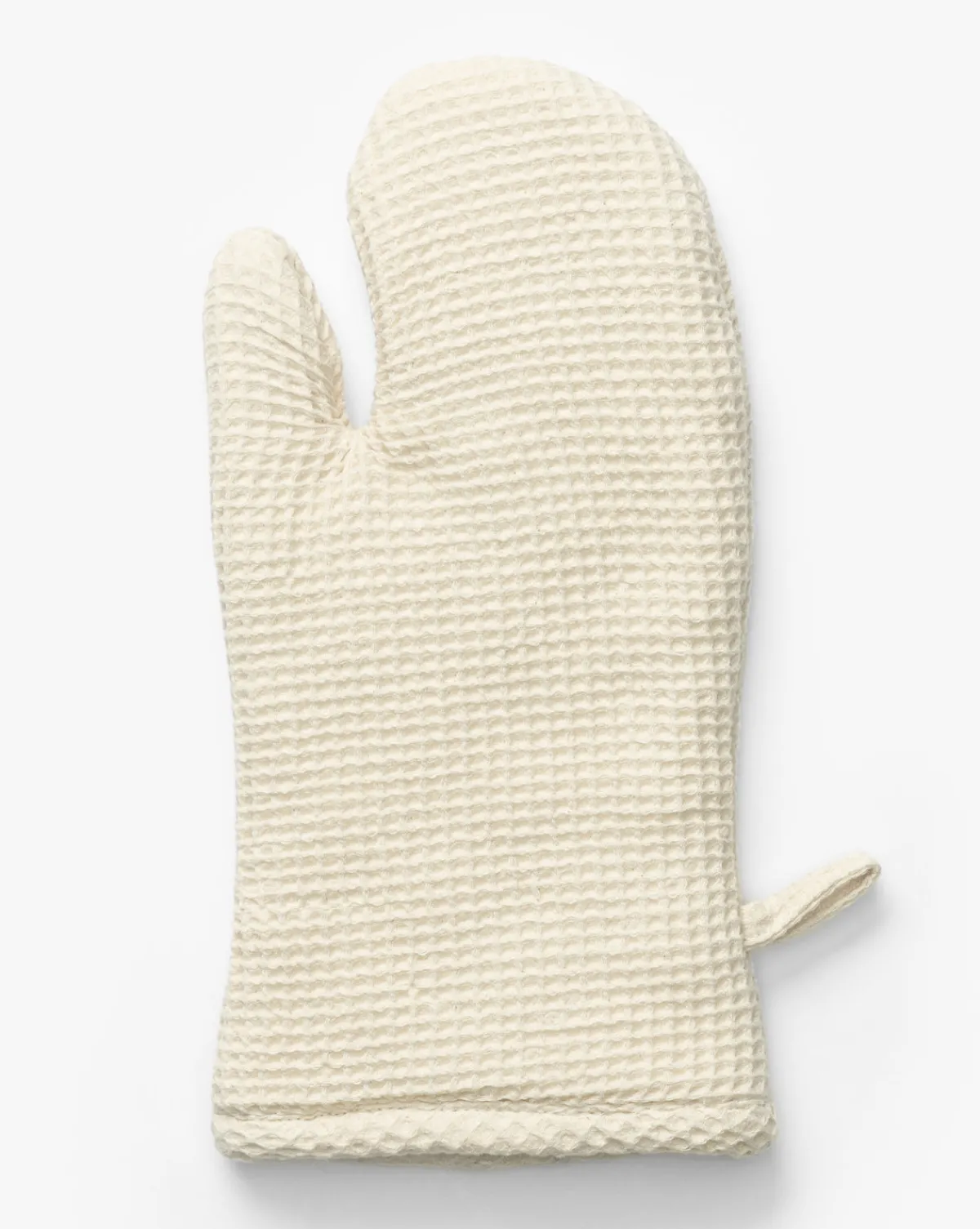 Linen Blend Waffle Oven Mitt|Creative Co-op Online