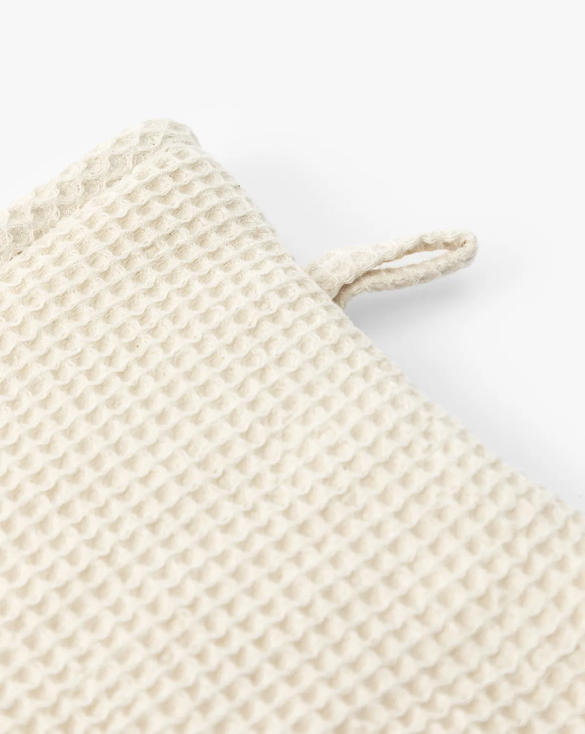 Linen Blend Waffle Oven Mitt|Creative Co-op Online