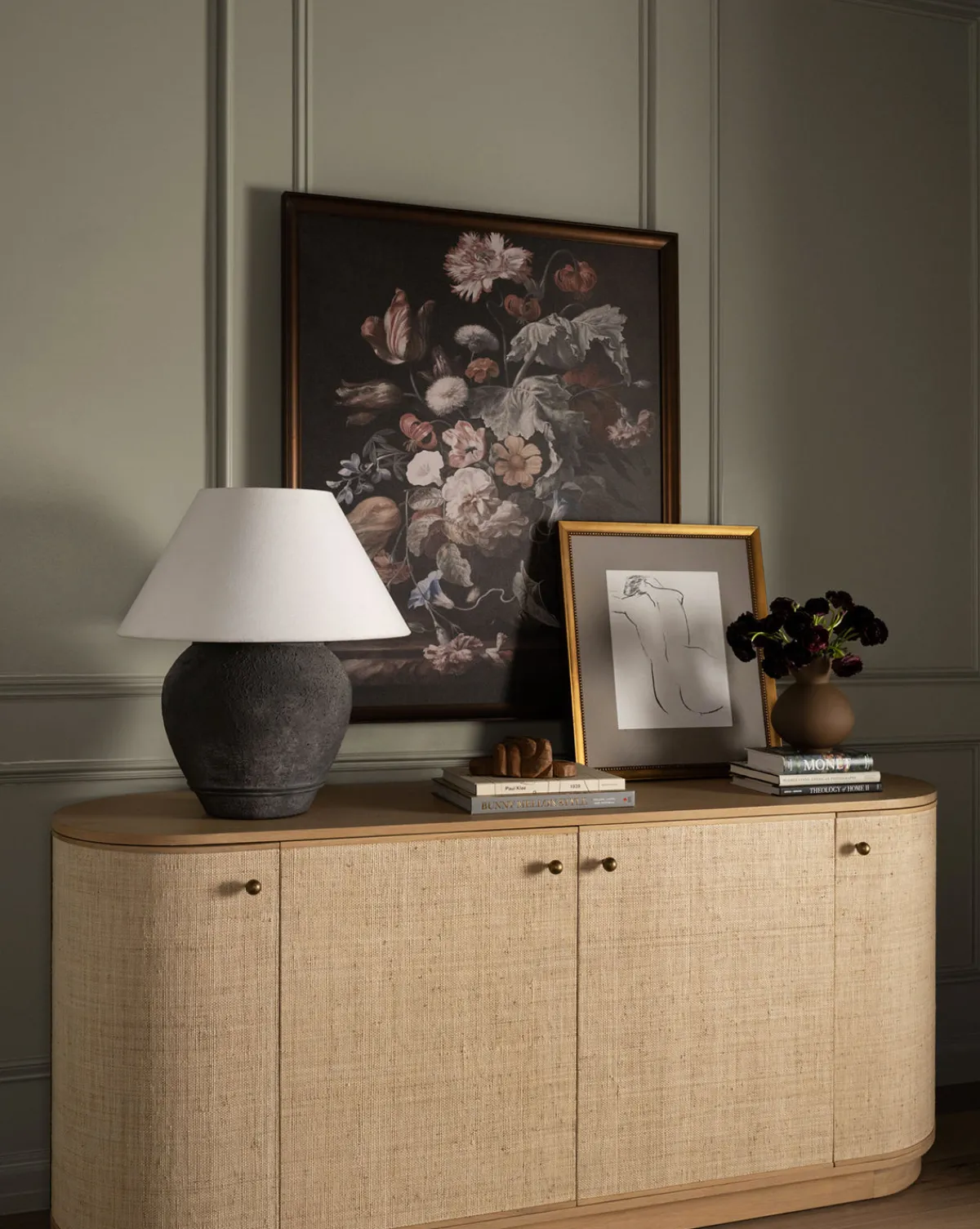 Linu Woven Sideboard|Makerspalm Clearance