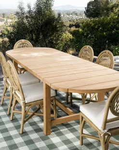 Linwood Teak Extension Dining Table|Makerspalm Outlet