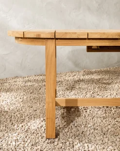 Linwood Teak Extension Dining Table|Makerspalm Outlet