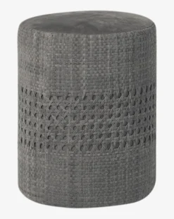 Longmont Suede Ottoman|Made Goods Best