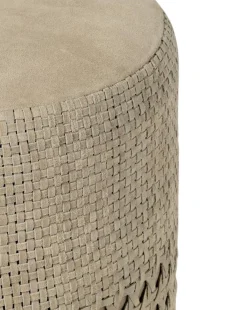 Longmont Suede Ottoman|Made Goods Best