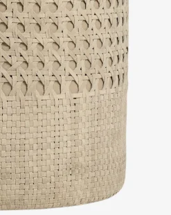 Longmont Suede Ottoman|Made Goods Best