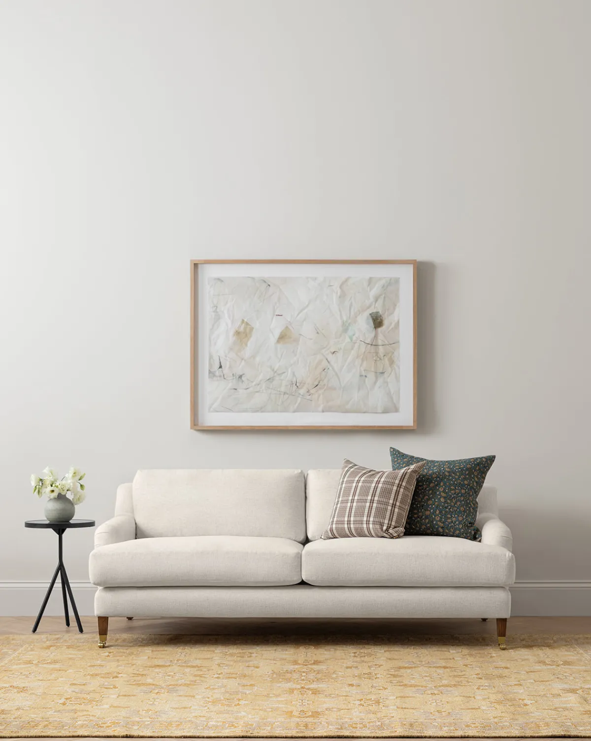 Lucille English Roll Arm Sofa 90.5"|Community Online