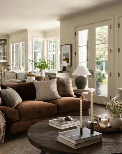 Lucille English Roll Arm Sofa 90.5