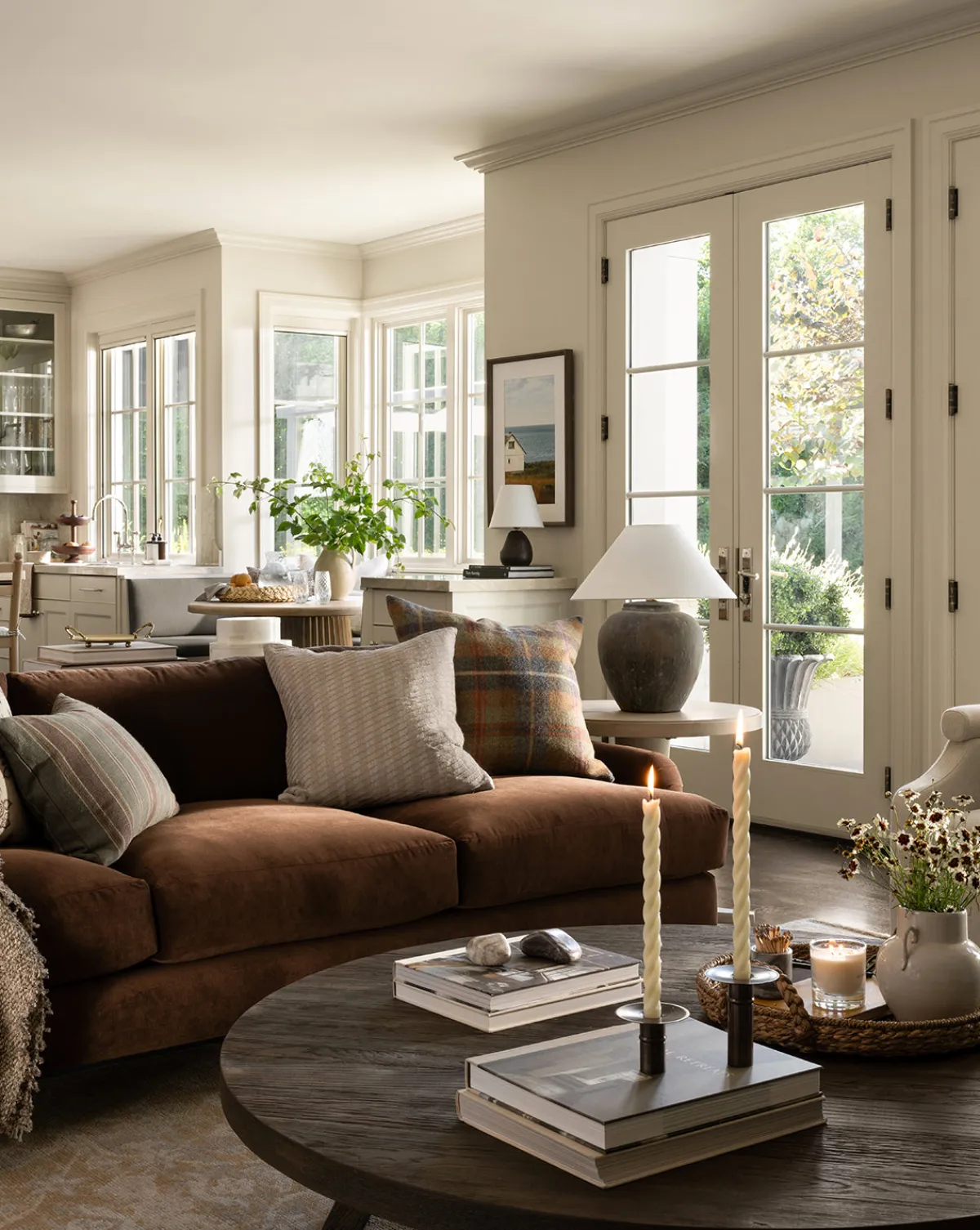 Lucille English Roll Arm Sofa 90.5"|Community Online