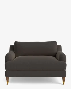 Lucille English Roll Arm Chair and a Half|Community Discount